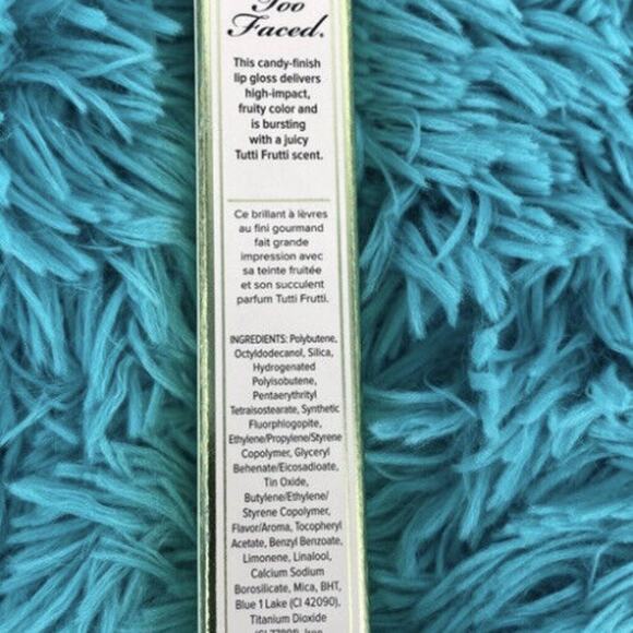 TOO FACED TUTTI FRUTTI JUICY FRUITS LIP GLAZE - BLUE YOU AWAY - Picture 5 of 5